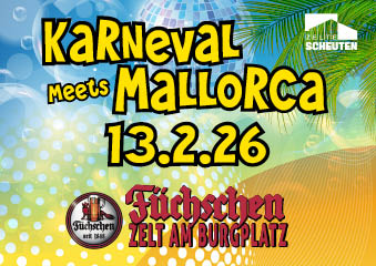 Karneval meets Mallorca 2026 - zum 19.Mal! Poster
