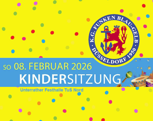 Unterrather Funken - Kindersitzung 2026 Poster