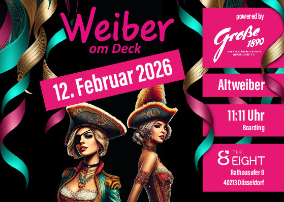 Weiber om Deck 2026 - Große 1890 Poster