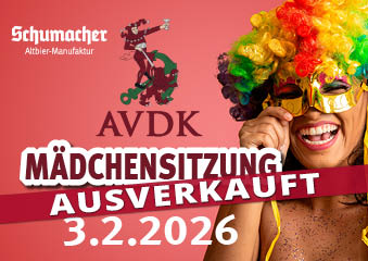 AVDK Mädchensitzung - Brauerei Schumacher 2026 Poster