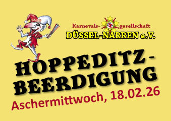 Hoppeditz-Beerdigung - KG Düssel-Narren 2026 Poster