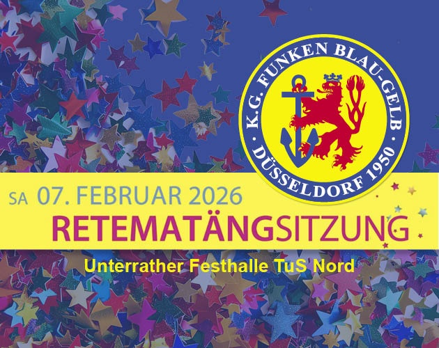 Unterrather Funken - Retematängsitzung 2026 Poster